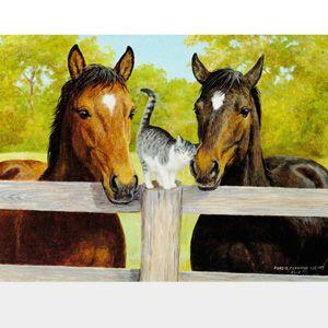 猫と馬のバースデーカード パーシス クレイトン ウエアース フィリスと友達 Pwl 0019 猫雑貨mimikobo 通販 Yahoo ショッピング