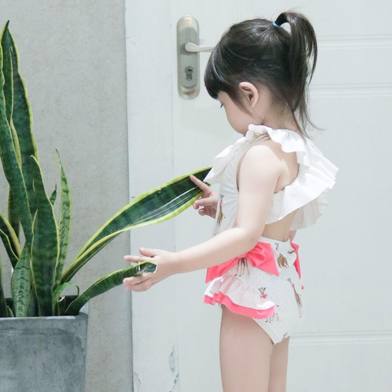 水着 子供 女 ワンピース 可愛い プール 水遊び 海 女の子 可愛い レジャー 水着 幼児 小学生 キリン柄 帽子付き 1 35swimg Mimi Rapin 通販 Yahoo ショッピング
