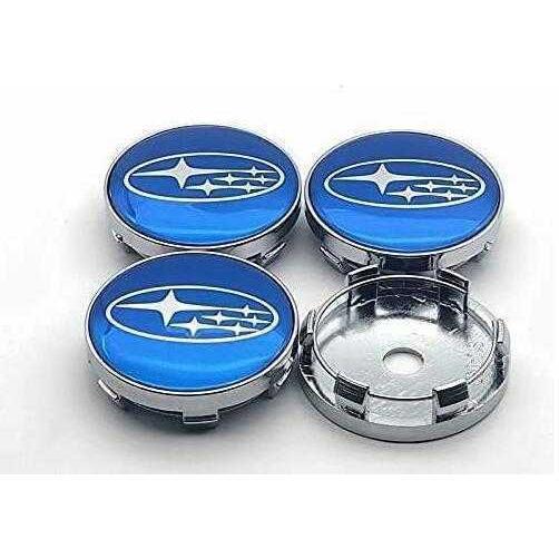 激レア スバル ホイールセンターキャップ ハブキャップ ホイールカバー センターキャップ バッジ エンブレムステッカー 60mm 4個セット