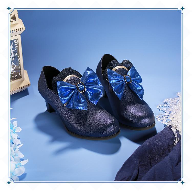 原神 Genshin 黒Ver フリーナ/Furina フォカロルス/Focalors コスプレ衣装/ウィッグ/靴 コスチューム