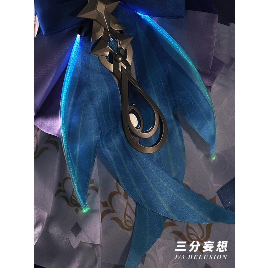 原神 Genshin 黒Ver フリーナ/Furina フォカロルス/Focalors コスプレ衣装/ウィッグ/靴 コスチューム