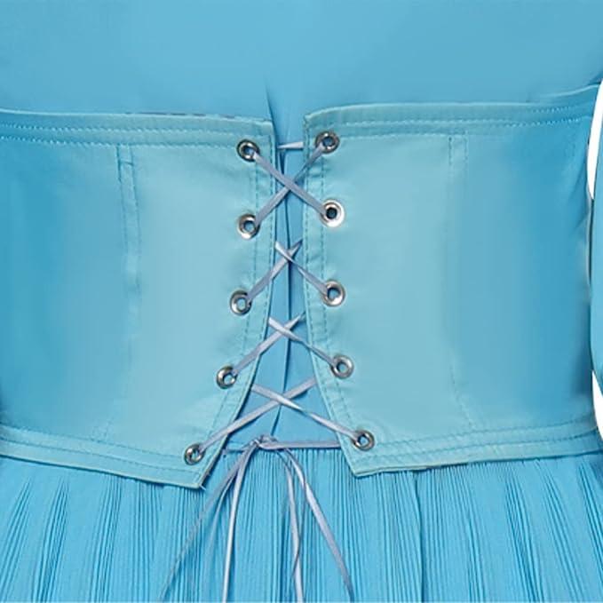 アリエル コスプレ衣装 人魚姫 ドレス コスプレ 衣装 仮装 コスチューム 文化祭 ハロウイン ワンピース エプロン ワンピース エプロン 白雪姫 アナ雪 エルサ 81ｃｍ ワンピース エプロン 88ｃｍ 165ｃｍ 95ｃｍ 170ｃｍ バスト95 103ｃｍ ヒップ98 104ｃｍ 87ｃｍ