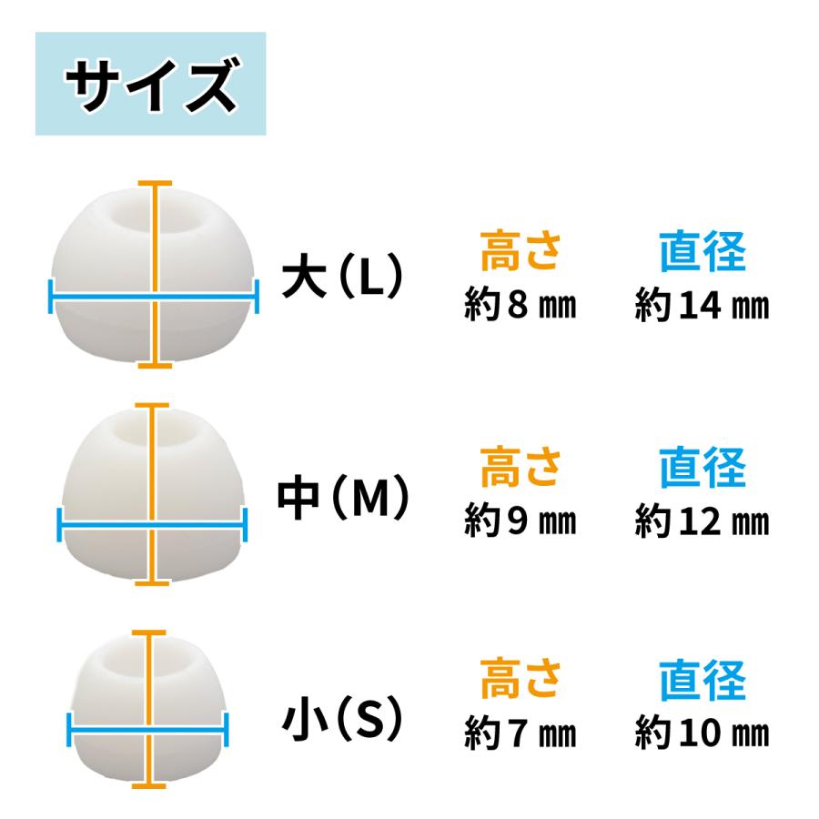 イヤーチップ 2個入【Mimitakara 集音器 UP-6E52 専用】イヤチップ