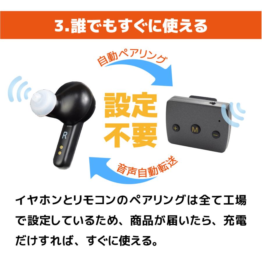 30日返品保証】 ミミタカラ イヤホン型 デジタル 集音器 完全 30日返品保証】 ミミタカラ イヤホン型 デジタル 集音器 完全