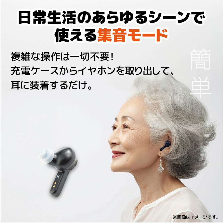 30日返品保証】 ミミタカラ イヤホン型 デジタル 集音器 完全