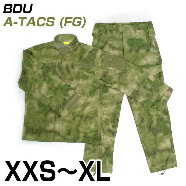 BDU 上下セット 迷彩服 A-TACS FG サバゲー 装備 送料無料 : mimiy