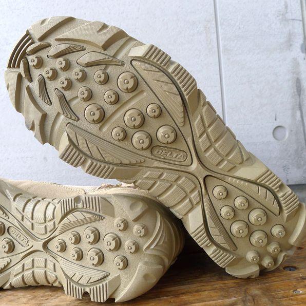 DELTA デルタ タイプ サイドジッパー式 ミリタリー ブーツ サンド