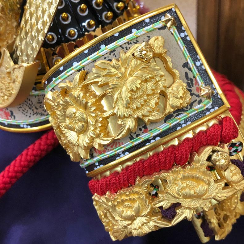 甲冑師 平安光雲作 京製兜 金箔錣合わせ鉢星兜 五月節句 五月