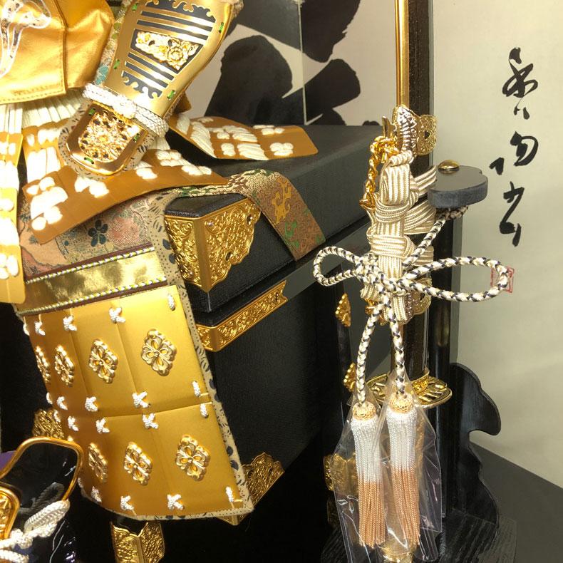 甲冑師 翠鳳作 黄金伊達政宗公之鎧 陣羽織付 五月節句 五月人形