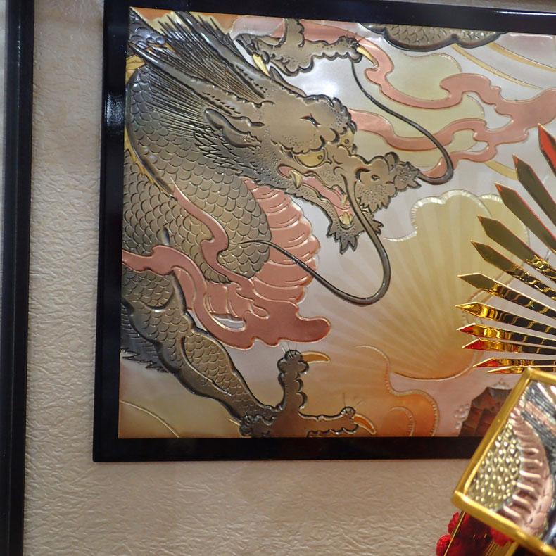 五月人形　鎧ケース飾り　ガラスケース入り 横幅30.5cm｜ケース入り 五月人形 匠 ｜ ガラスケース飾り