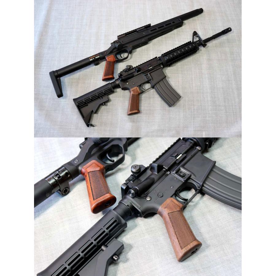 激レア 東京マルイ ライトニングホーク　木製グリップ If-Product 木製グリップ チェッカー 東京マルイVSR-ONE M4 MWS