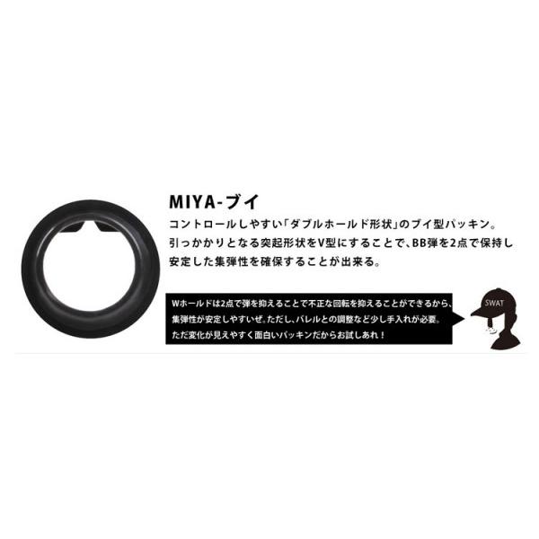 宮川ゴム 電動ガン用カスタムHOPチャンバーパッキン MIYA-フラット