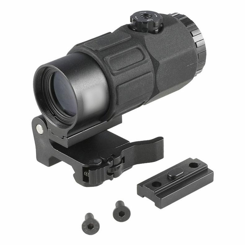 EOTech + 5倍ブースター セット G45タイプ 5倍固定マグニファイヤー マグニファイア ブースター BK