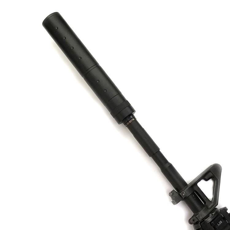 PPS M14逆ネジ対応 195mmアルミサプレッサー CAL 9MM H&K PRO SILENCER
