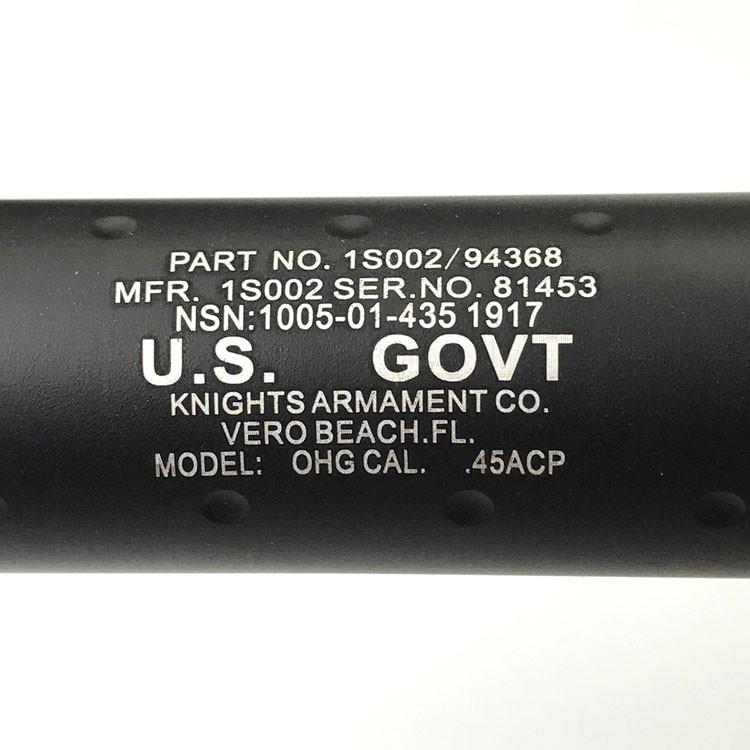 PPS M14逆ネジ対応 195mmアルミサプレッサー U.S.GOVT : mimiy - 通販