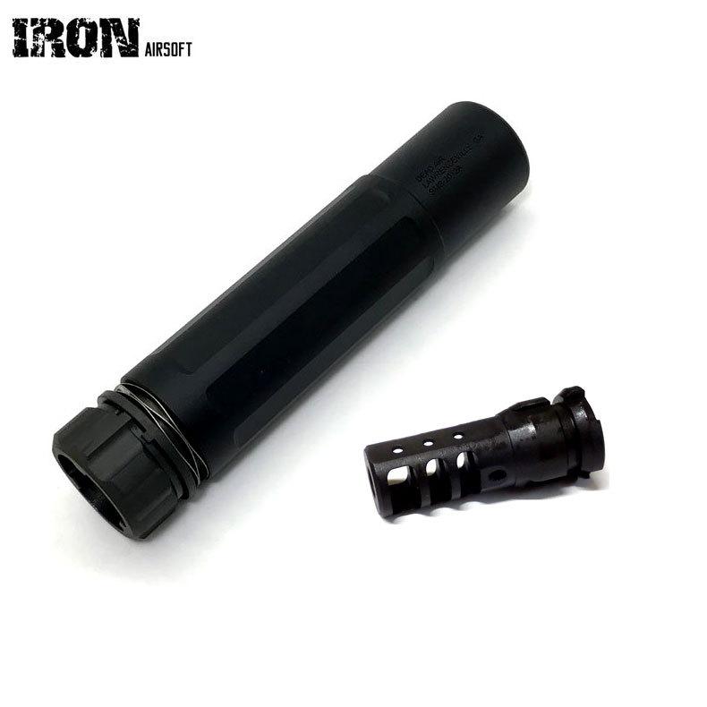 SANDMAN-S IRON AIRSOFT DEAD AIR サプレッサー IRON AIRSOFT DeadAir SANDMAN-Sタイプ サプレッサー セラコート