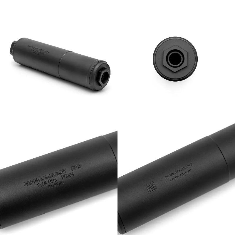PTS Griffin Armament GP5 ダイレクトスレッド サプレッサー