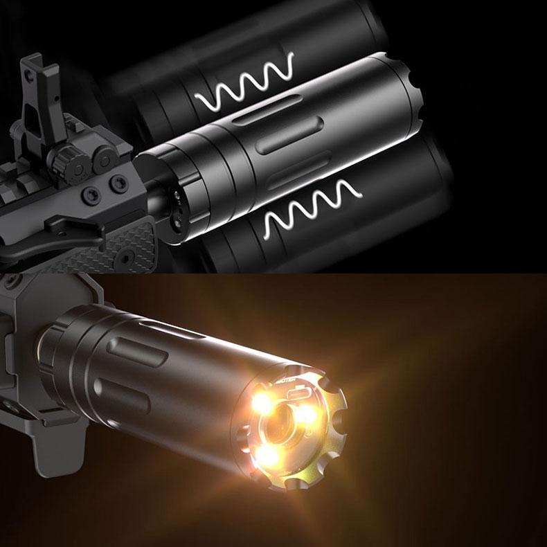 Eshooter FLARE Smoky BT 弾速計一体型 レインボーフラッシュ＆スモーク トレーサー 発煙＆マズルフラッシュ機能 スマホ連動 技適取得 送料無料_6
