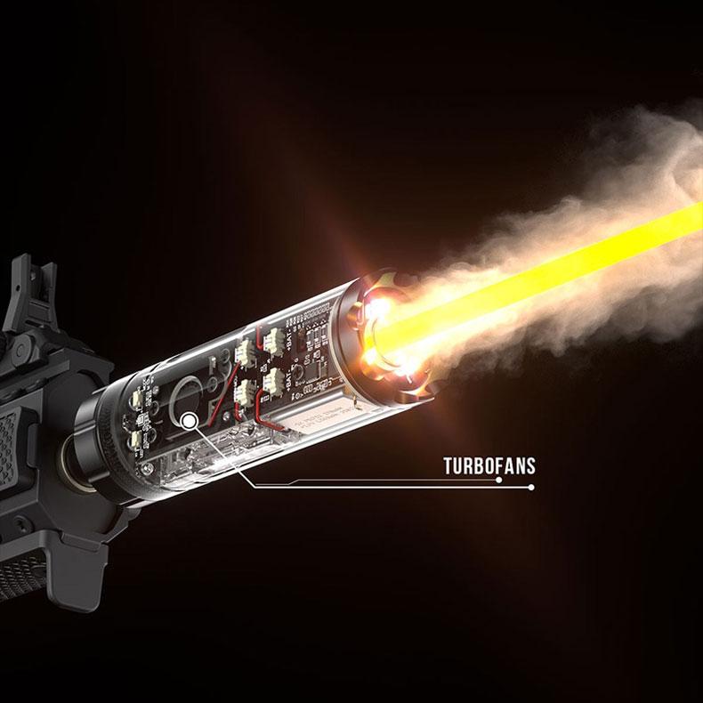 Eshooter FLARE Smoky BT 弾速計一体型 レインボーフラッシュ＆スモーク トレーサー 発煙＆マズルフラッシュ機能 スマホ連動 技適取得 送料無料_8