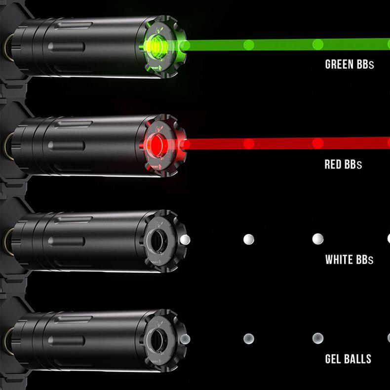 Eshooter FLARE Smoky BT 弾速計一体型 レインボーフラッシュ＆スモーク トレーサー 発煙＆マズルフラッシュ機能 スマホ連動 技適取得 送料無料_9