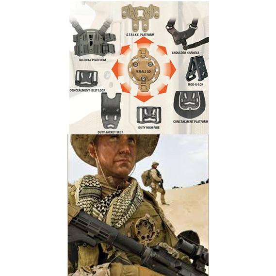 実物 BLACKHAWK !ブラックホーク SELPAホルスター 対応 クイック