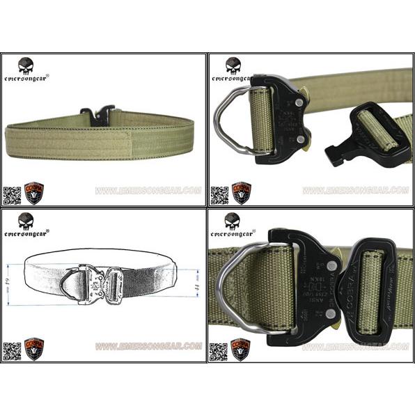 EMERSON Cobra D-Ring Riggers Belt BK WG KH サイズ S M L EMERSON Cobra D-Ring Riggers Belt BK WG KH サイズ S M L