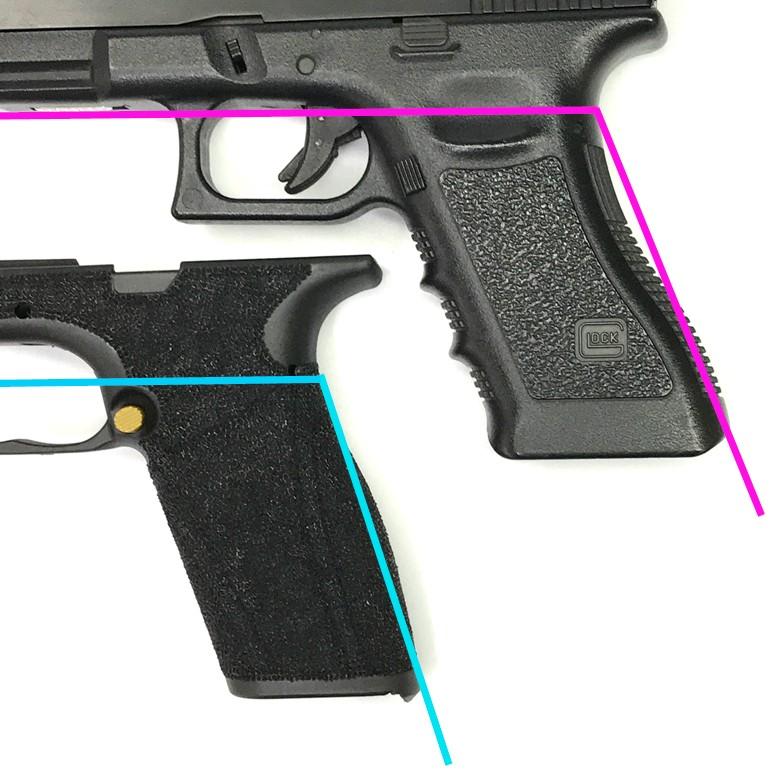 A.P.S.airsoft 製グロック17 Glock17 G17対応「SAI風ステップリング