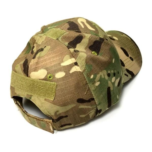 ベルクロ付き ミリタリー迷彩 ベースボールキャップ タクティカル