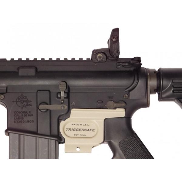 究極の安全装置 実銃の国アメリカ製 TriggerSafe トリガーセーフ AR15＆M4ライフル対応 メール便 ネコポス可｜mimiy｜02