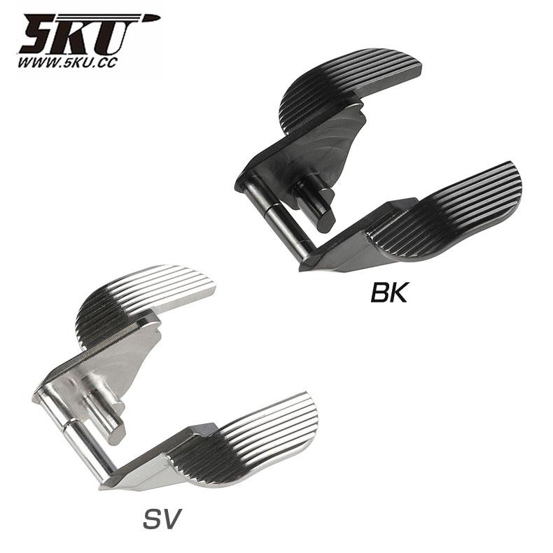 5KU SV INFINITYタイプ EXTRA WIDE アンビ サムセーフティ BK ガスガン