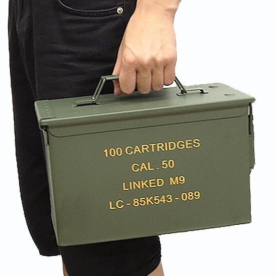アンモ缶 Us 50 口径弾丸保管用ケース レプリカ アンモボックス ｍ 未使用新品 弾薬箱 収納ケース 小物入れ スチール 工具箱 Gun Mimiy 通販 Yahoo ショッピング