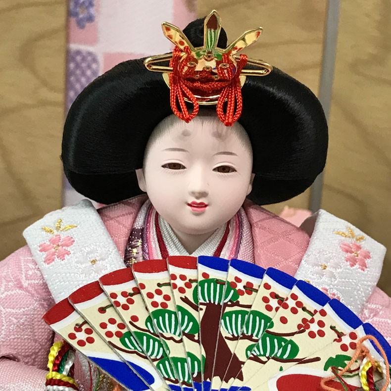 ひな人形 人形作家 幸寿 作 収納式 親王飾り 遥 雛人形 おひなさま 桃の節句 贈り物 お祝い 節句 包装・のし付け無料対応 送料無料