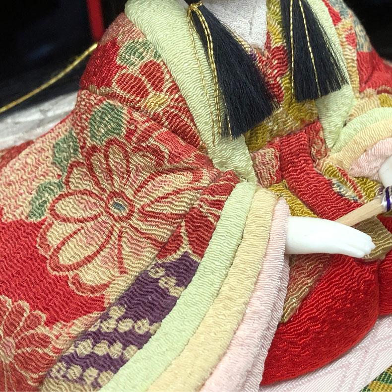 人形作家 大里　彩作 木目込親王飾り「さくら　7101」 雛人形 ひな人形 おひなさま 桃の節句 節句 包装・のし付け無料対応 送料無料_4