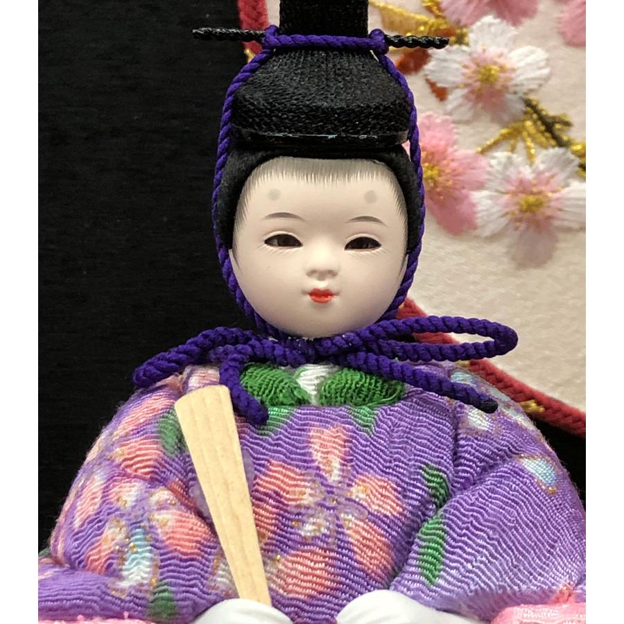 雛人形 親王飾り 京甫作 雛匠 京甫 作 木目込み親王飾り「恋桜」 雛人形 ひな人形 おひなさま