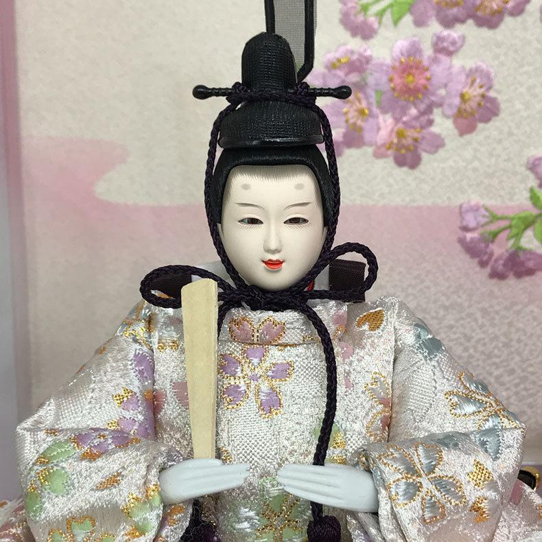 雛匠 幸寿作 あみ 間口50cm 収納式 雛人形 おひなさま ひな人形