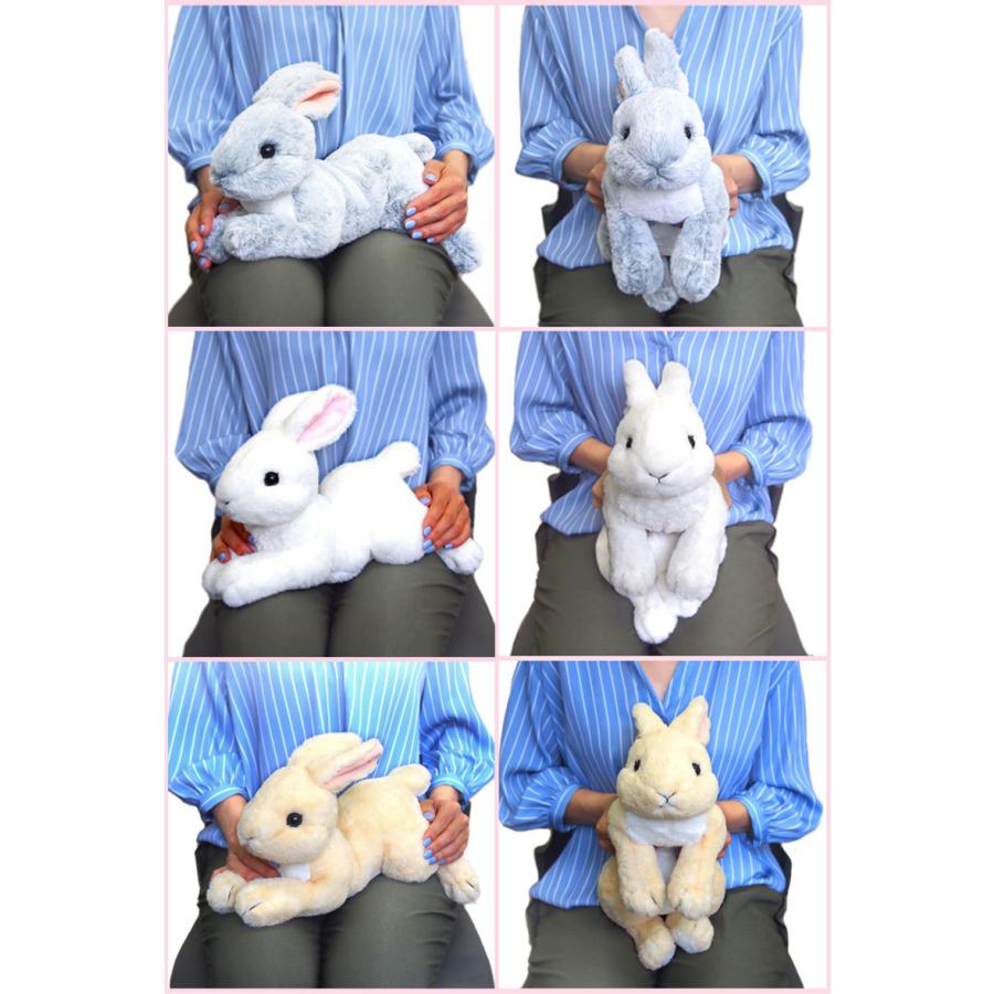 ひざうさぎ ぬいぐるみ S ウサギ 兎 おもちゃ 癒し リアル ひざうさぎ ぬいぐるみ S ウサギ 兎 おもちゃ 癒し リアル