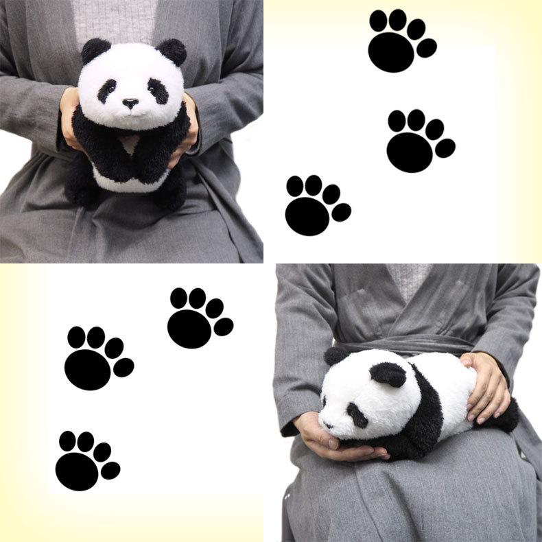 ひざぱんだ ぬいぐるみ S ひざパンダ おもちゃ 癒し リアル パンダ
