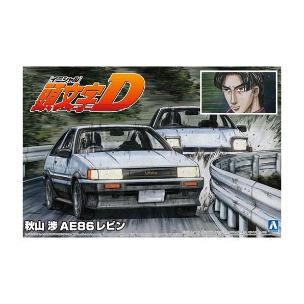 1 24 頭文字 イニシャル D No 13 秋山 渉 Ae86 レビン プラモデル アオシマ Og Mimiy 通販 Yahoo ショッピング