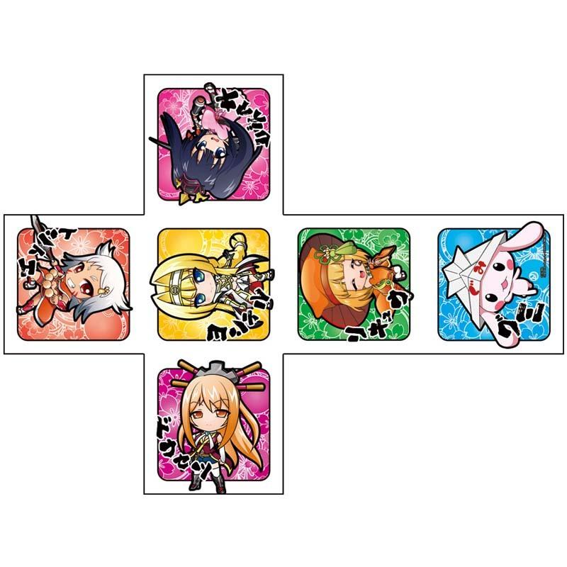 新品 正規品]戦国乙女 20cmサイコロ型クッション 3種セット 送料無料