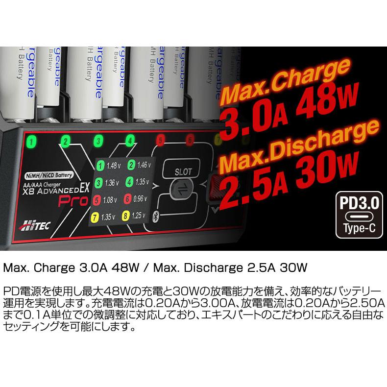 HiTEC（ハイテック） 単4 単3 バッテリーチャージャー AA/AAA Charger