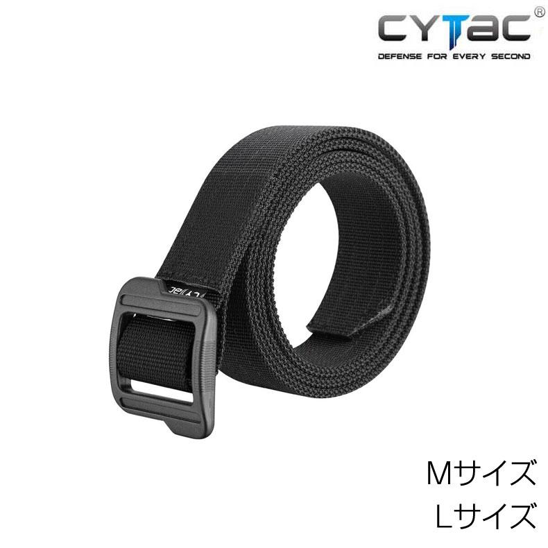 タクティカルベルト CYTAC タクティカルベルト 1.5インチ ダブルレイヤー ブラック