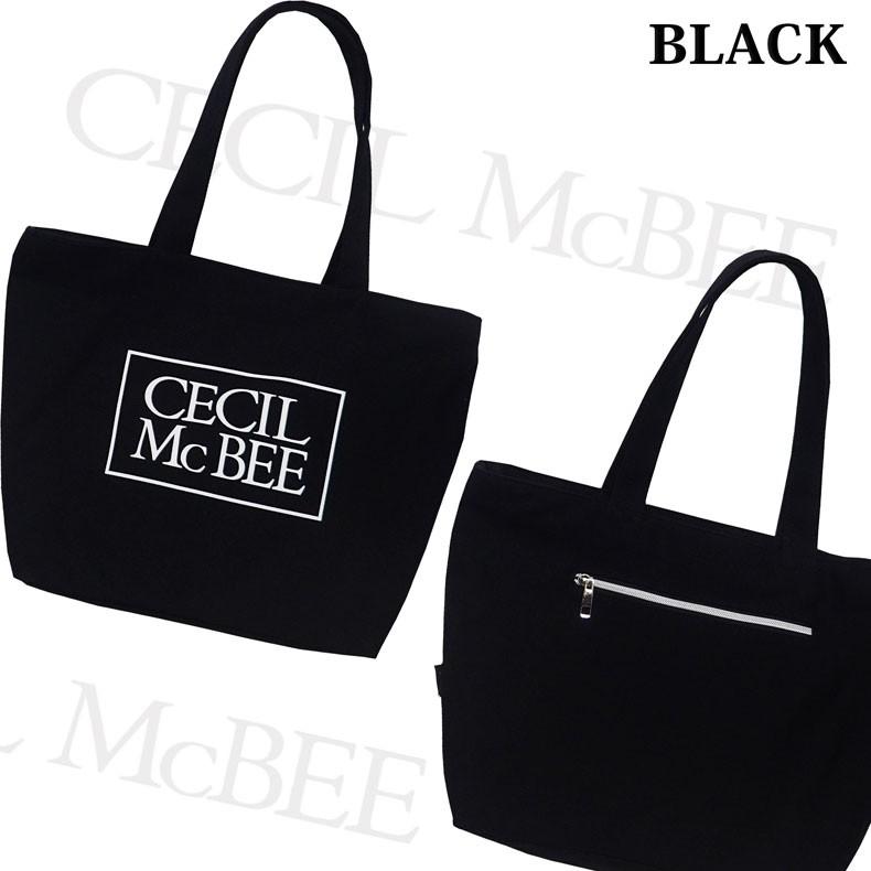 Cecil Mcbee セシルマクビートートバッグ Lサイズ ファスナー付き横型トート Tb Mimiy 通販 Yahoo ショッピング