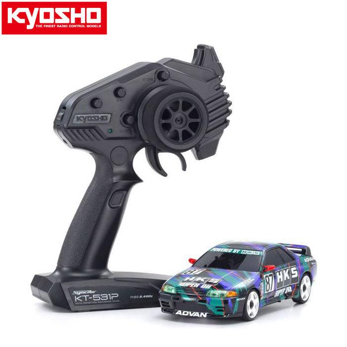 京商ミニッツ AWD HKS スカイライン 電飾・ジャイロ・Vモーター付 ラジオコントロール ラジコン R/C 電動 ミニッツAWD HKS スカイライン