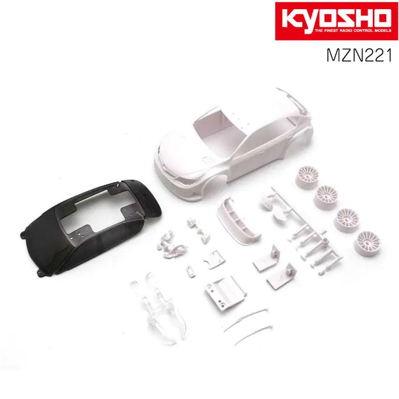 【2台セット 絶版品】京商 Mini-z スバル インプレッサ 京商 スバル インプレッサWRC2008 ホワイトボディセット ホイール付