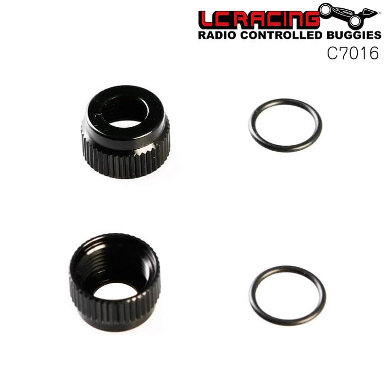 LC RACING RCカー ジュラルミンシリンダーエンドキャップ 2個入 LC10B5