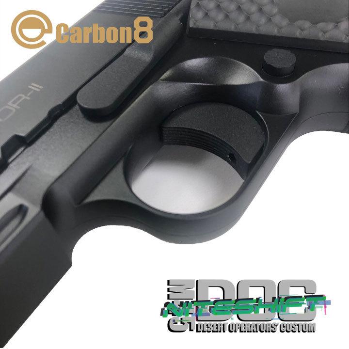 Carbon8 カーボネイト ガスガン M45DOC ナイトシフト NITESHIFT CO2 ブローバック ガスガン 年間生産台数限定モデル 18歳以上対象 送料無料の画像