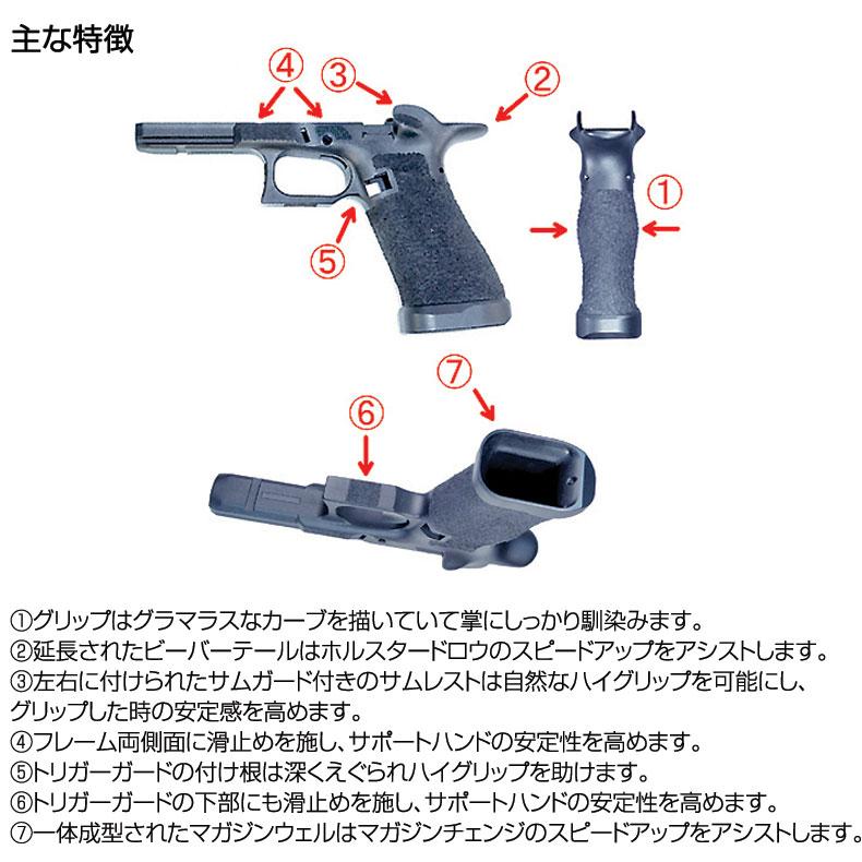 フリーダムアート BATON airsoft GLOCK17Gen5用 アサルトフレームN