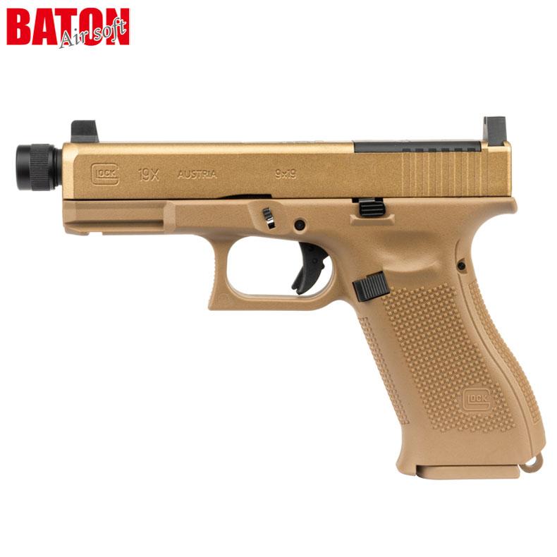 BATON airsoft GLOCK G19X MOS CO2GBB CO2ガスガン ハンドガン 18歳