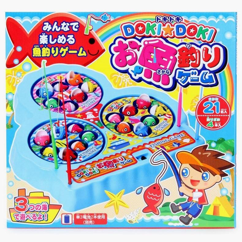 Dokidoki ドキドキお魚釣りゲーム 家族ゲーム ファミリーゲーム さかな21匹 つりざお4本 フィッシィングゲーム さかなつり オンダ Tb Mimiy 通販 Yahoo ショッピング