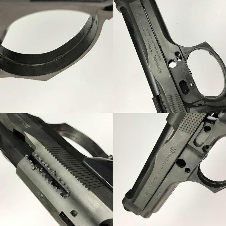 モデルガン Beretta HW樹脂製 発火モデル ベレッタブルーイング対応 ベレッタM84ブルーイング - 大人買いモデルガン